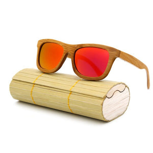 Turquoise Wooden Sunglasses