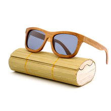 Load image into Gallery viewer, Turquoise Wooden Sunglasses