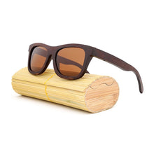 Load image into Gallery viewer, Turquoise Wooden Sunglasses