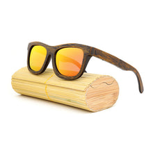 Load image into Gallery viewer, Turquoise Wooden Sunglasses
