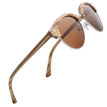 Load image into Gallery viewer, Walnut Wooden Sunglasses