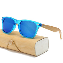 Load image into Gallery viewer, Square Wooden Sunglasses