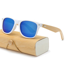 Load image into Gallery viewer, Square Wooden Sunglasses