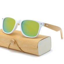 Load image into Gallery viewer, Square Wooden Sunglasses