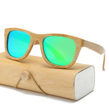 Load image into Gallery viewer, Square Wooden Sunglasses