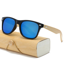 Load image into Gallery viewer, Square Wooden Sunglasses