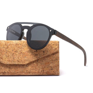 Rimless Wooden Sunglasses