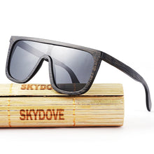 Load image into Gallery viewer, Black Bamboo Sunglasses