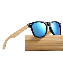 Load image into Gallery viewer, Black Wooden Sunglasses