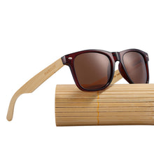 Load image into Gallery viewer, Black Wooden Sunglasses