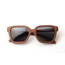 Load image into Gallery viewer, Black Walunt Wooden Sunglasses