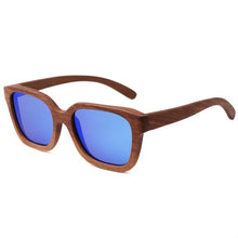 Load image into Gallery viewer, Black Walunt Wooden Sunglasses