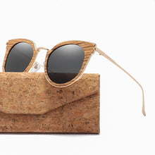 Load image into Gallery viewer, Brown Wooden Sunglasses