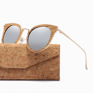 Brown Wooden Sunglasses