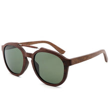 Load image into Gallery viewer, Black Walnut Wooden  Sunglasses