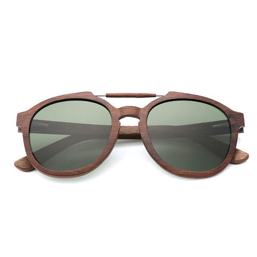 Retro Wooden Sunglasses