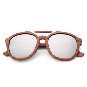 Retro Wooden Sunglasses