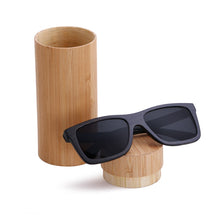 Load image into Gallery viewer, Black Frame Wooden Sunglasses