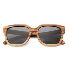 Load image into Gallery viewer, Black Wooden Sunglasses