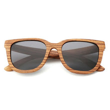 Load image into Gallery viewer, Black Wooden Sunglasses