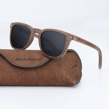 Load image into Gallery viewer, Walnut Wooden Sunglasses