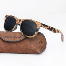 Load image into Gallery viewer, Wooden Cork Frame Sunglasses